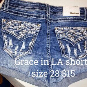 Grace in LA shorts